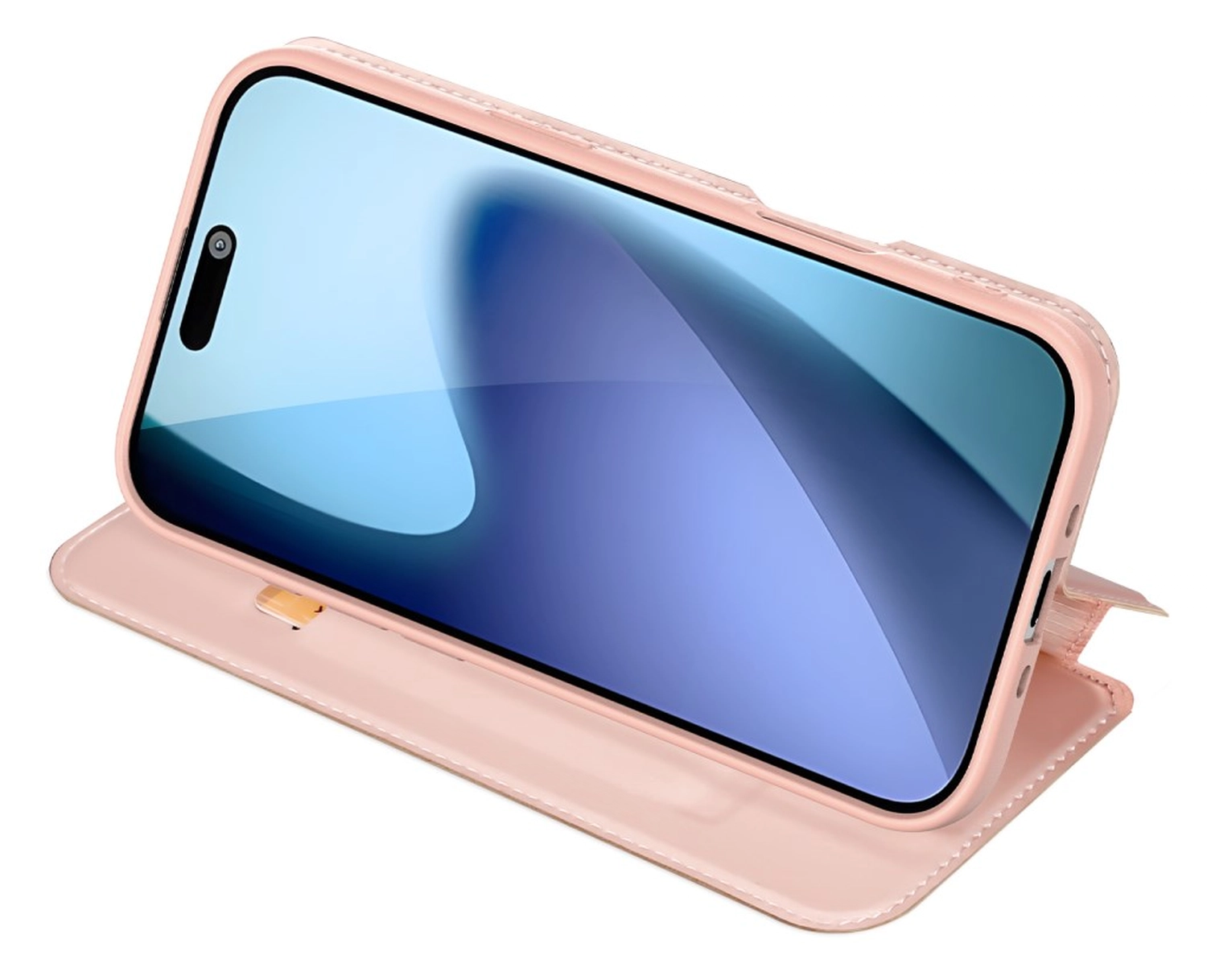 Dux Ducis Skin Pro Apple iPhone Air Hoesje Portemonnee Book Case Roze afbeelding 6