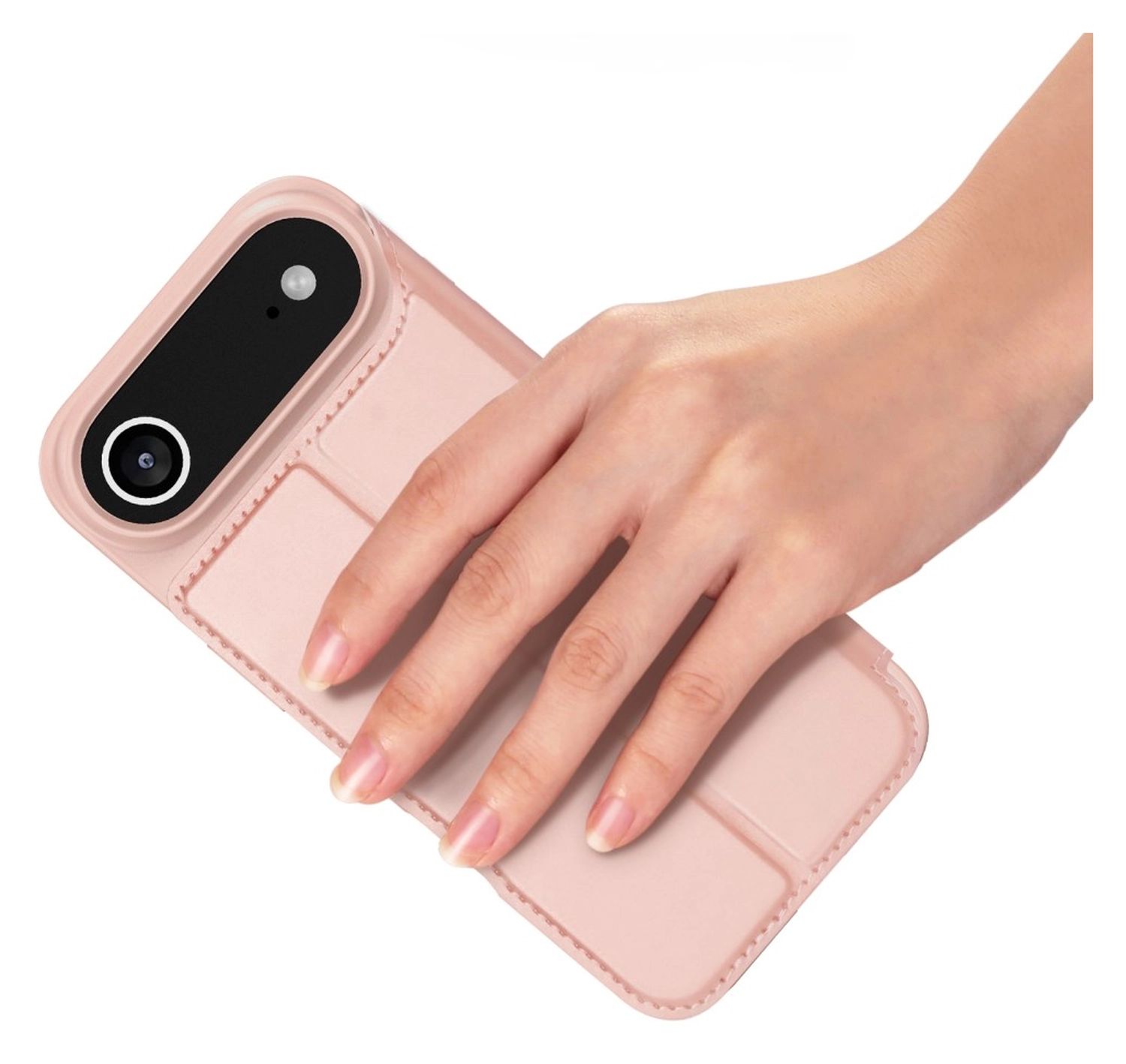 Dux Ducis Skin Pro Apple iPhone Air Hoesje Portemonnee Book Case Roze afbeelding 7