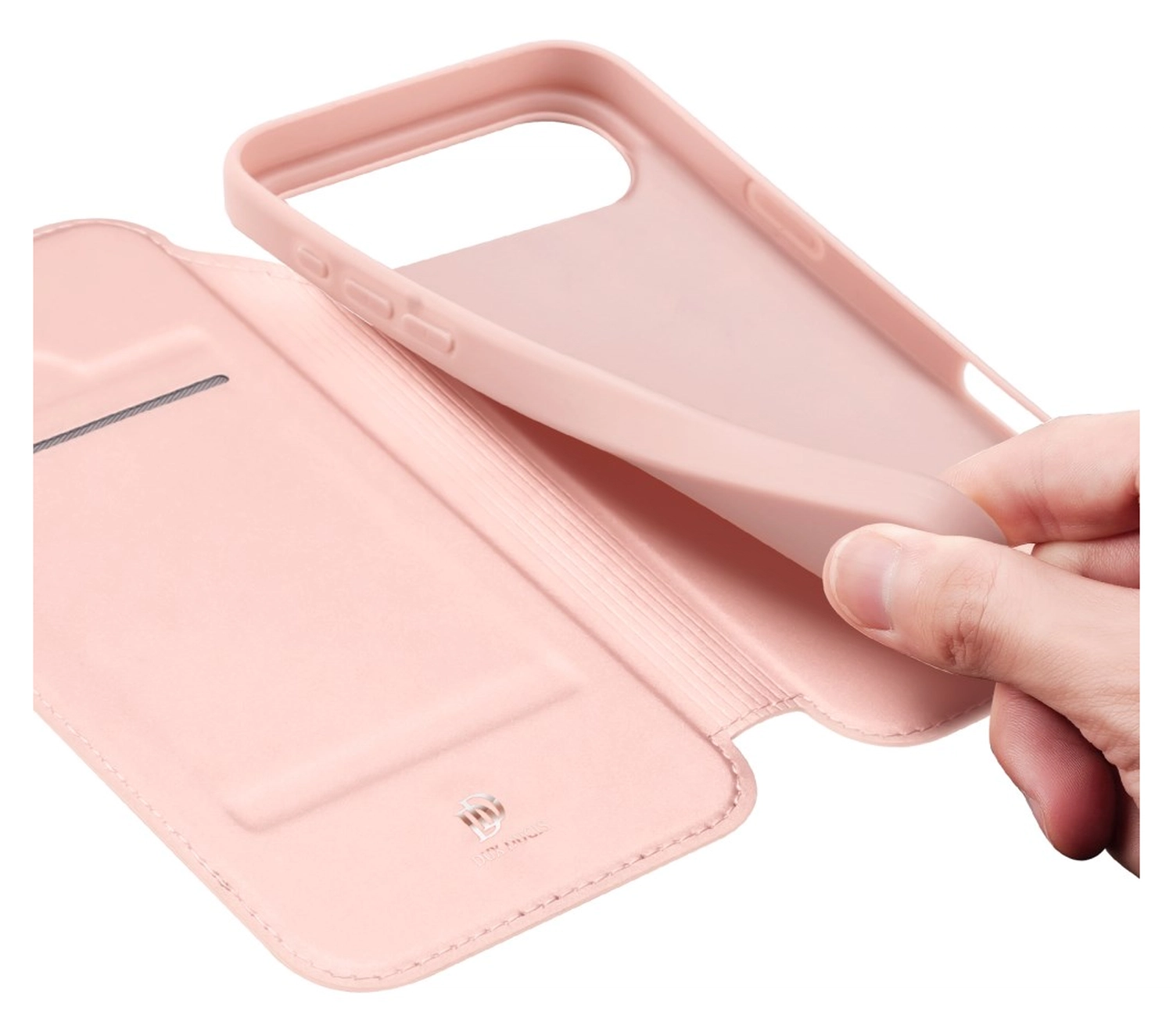 Dux Ducis Skin Pro Apple iPhone Air Hoesje Portemonnee Book Case Roze afbeelding 8