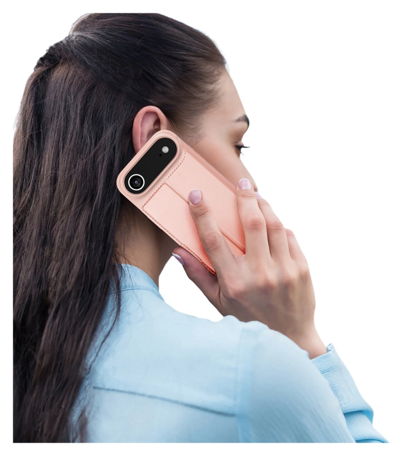 Dux Ducis Skin Pro Apple iPhone Air Hoesje Portemonnee Book Case Roze afbeelding 9
