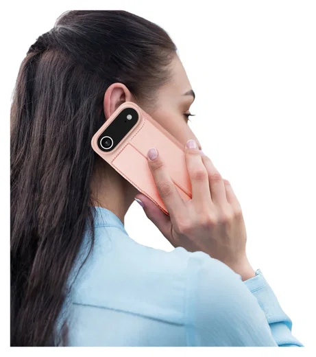 Dux Ducis Skin Pro Apple iPhone Air Hoesje Portemonnee Book Case Roze afbeelding 9