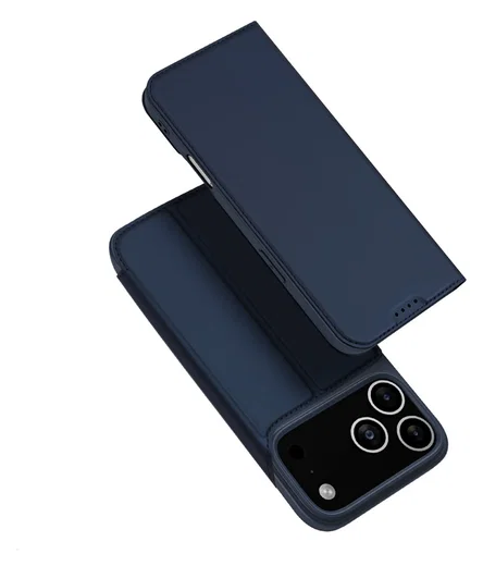 Dux Ducis Skin Pro Apple iPhone 17 Pro Hoesje Portemonnee Book Case Blauw afbeelding 4