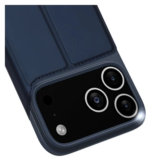 Dux Ducis Skin Pro Apple iPhone 17 Pro Hoesje Portemonnee Book Case Blauw afbeelding 5