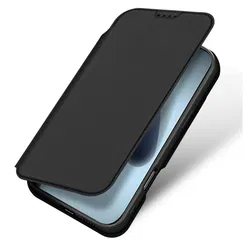 Dux Ducis Skin Pro Apple iPhone 17 Pro Max Hoesje Portemonnee Book Case Zwart afbeelding