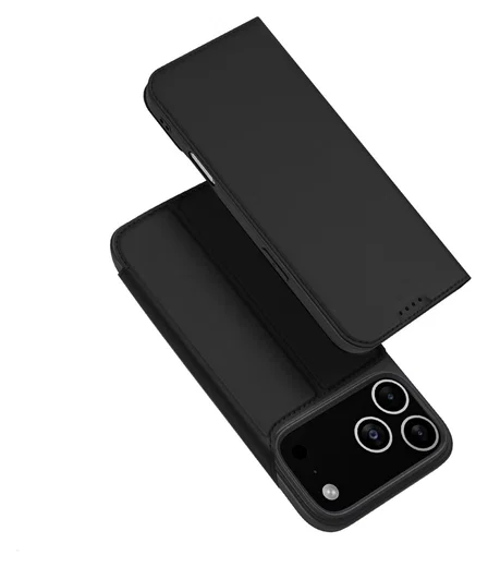 Dux Ducis Skin Pro Apple iPhone 17 Pro Max Hoesje Portemonnee Book Case Zwart afbeelding 4