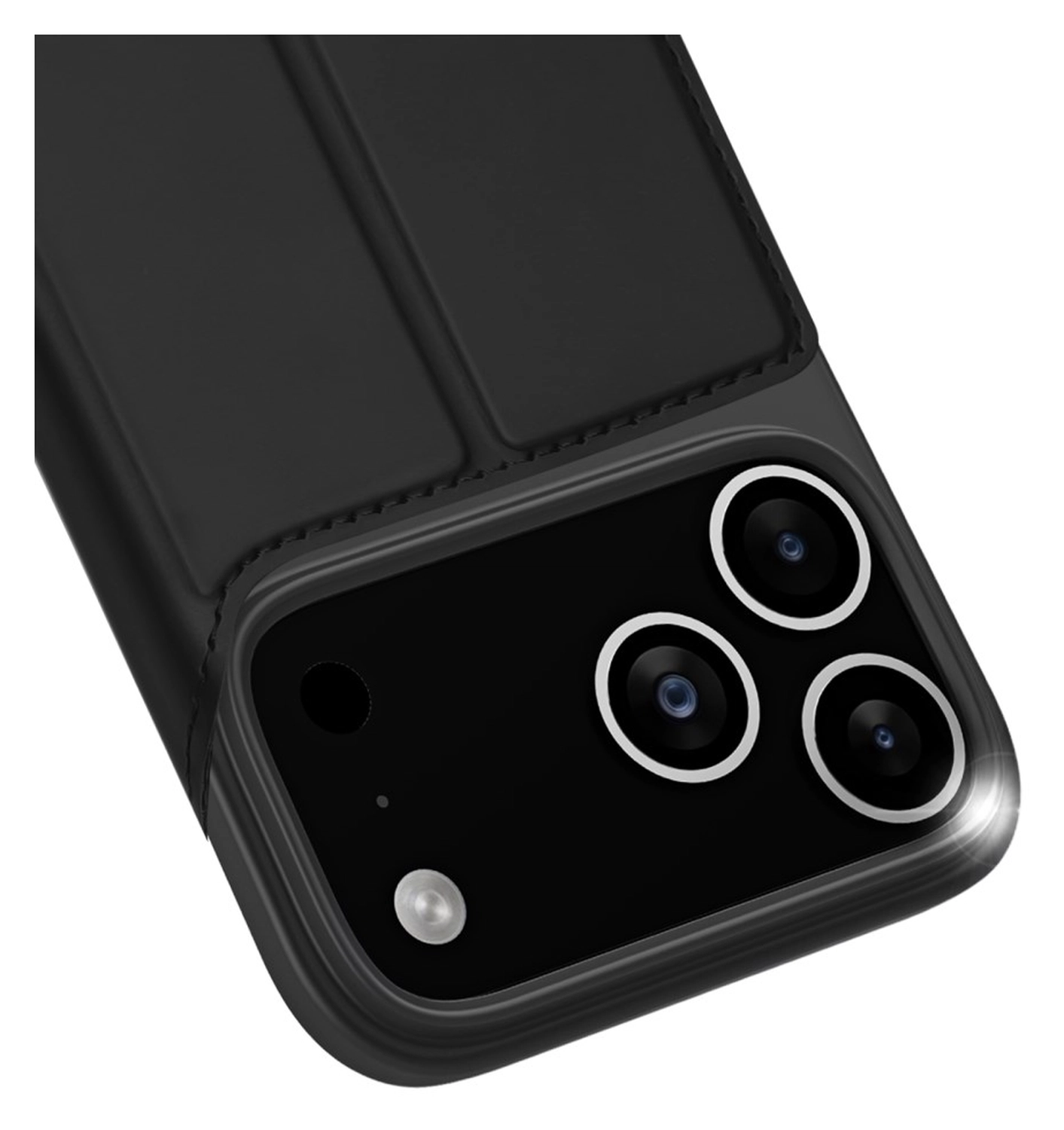 Dux Ducis Skin Pro Apple iPhone 17 Pro Max Hoesje Portemonnee Book Case Zwart afbeelding 5