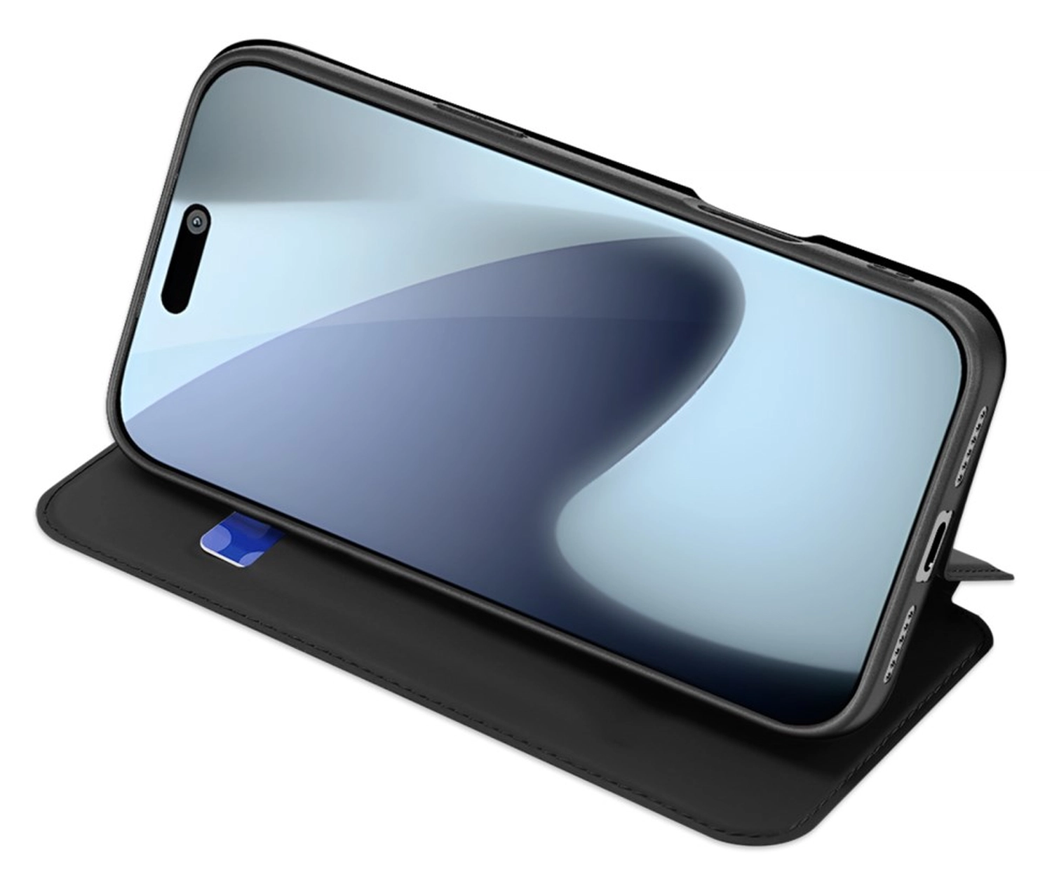 Dux Ducis Skin Pro Apple iPhone 17 Pro Max Hoesje Portemonnee Book Case Zwart afbeelding 6