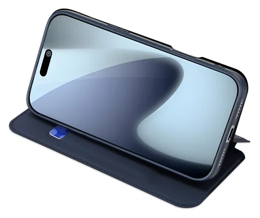 Dux Ducis Skin Pro Apple iPhone 17 Pro Max Hoesje Portemonnee Book Case Blauw afbeelding 6