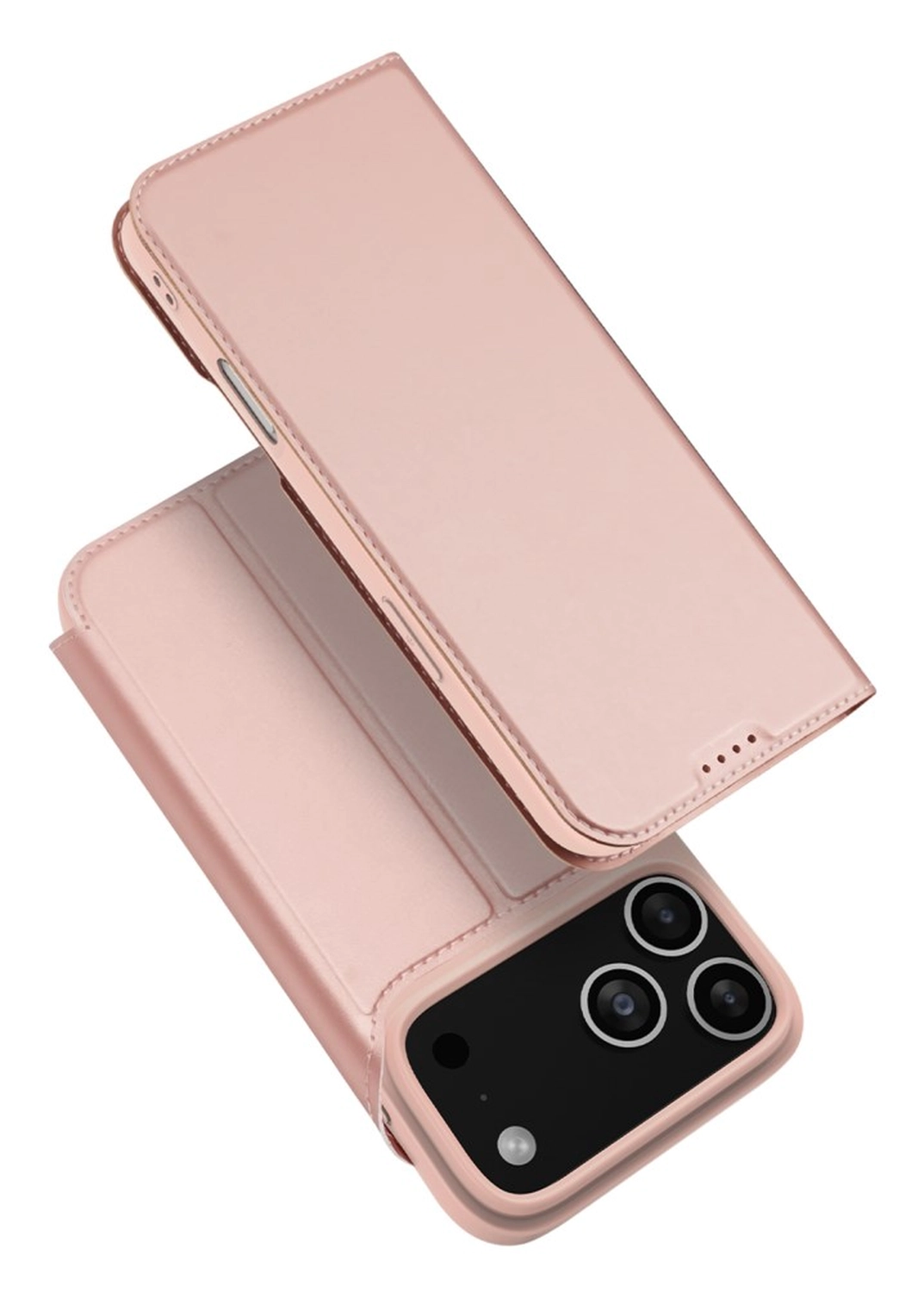Dux Ducis Skin Pro Apple iPhone 17 Pro Max Hoesje Portemonnee Book Case Roze afbeelding 4