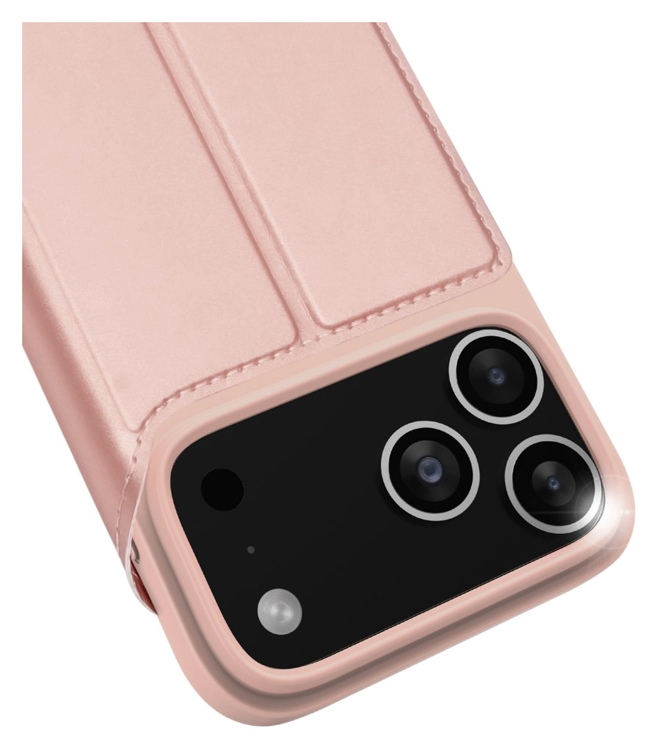 Dux Ducis Skin Pro Apple iPhone 17 Pro Max Hoesje Portemonnee Book Case Roze afbeelding 5