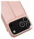Dux Ducis Skin Pro Apple iPhone 17 Pro Max Hoesje Portemonnee Book Case Roze afbeelding 5