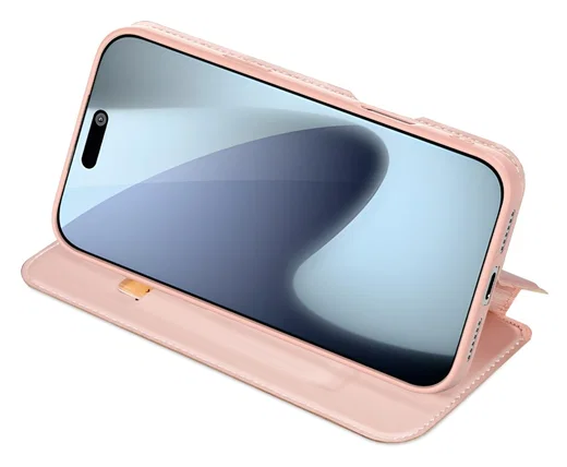 Dux Ducis Skin Pro Apple iPhone 17 Pro Max Hoesje Portemonnee Book Case Roze afbeelding 6