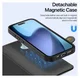 Dux Ducis Lawa Apple iPhone 17 Hoesje 2-in-1 Wallet Book Case MagSafe Zwart afbeelding 5