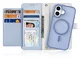 Dux Ducis Lawa Apple iPhone 17 Hoesje 2-in-1 Wallet Book Case MagSafe Blauw