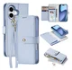 Dux Ducis Lawa Apple iPhone 17 Hoesje 2-in-1 Wallet Book Case MagSafe Blauw afbeelding 2
