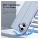 Dux Ducis Lawa Apple iPhone 17 Hoesje 2-in-1 Wallet Book Case MagSafe Blauw afbeelding 4