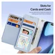 Dux Ducis Lawa Apple iPhone 17 Hoesje 2-in-1 Wallet Book Case MagSafe Blauw afbeelding 9