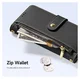 Dux Ducis Lawa Apple iPhone Air Hoesje 2-in-1 Wallet Book Case MagSafe Zwart afbeelding 10