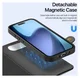 Dux Ducis Lawa Apple iPhone Air Hoesje 2-in-1 Wallet Book Case MagSafe Zwart afbeelding 5