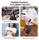 Dux Ducis Lawa Apple iPhone Air Hoesje 2-in-1 Wallet Book Case MagSafe Zwart afbeelding 7