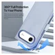 Dux Ducis Lawa Apple iPhone Air Hoesje 2-in-1 Wallet Book Case MagSafe Blauw afbeelding 4