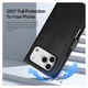 Dux Ducis Lawa Apple iPhone 17 Pro Hoesje 2-in-1 Wallet Book Case MagSafe Zwart afbeelding 4