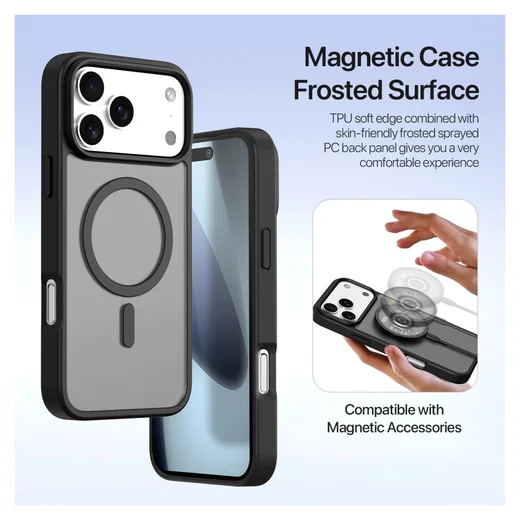 Dux Ducis Lawa Apple iPhone 17 Pro Hoesje 2-in-1 Wallet Book Case MagSafe Zwart afbeelding 8