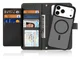 Dux Ducis Lawa iPhone 17 Pro Max Hoesje 2-in-1 Wallet Book Case MagSafe Zwart