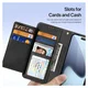 Dux Ducis Lawa iPhone 17 Pro Max Hoesje 2-in-1 Wallet Book Case MagSafe Zwart afbeelding 9