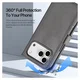 Dux Ducis Lawa iPhone 17 Pro Max Hoesje 2-in-1 Wallet Book Case MagSafe Grijs afbeelding 4