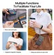 Dux Ducis Lawa iPhone 17 Pro Max Hoesje 2-in-1 Wallet Book Case MagSafe Grijs afbeelding 7