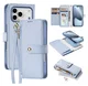 Dux Ducis Lawa iPhone 17 Pro Max Hoesje 2-in-1 Wallet Book Case MagSafe Blauw afbeelding 2