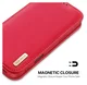 Dux Ducis Hivo Apple iPhone 17 Hoesje RFID Book Case Rood afbeelding 6