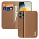 Dux Ducis Hivo Apple iPhone 17 Pro Hoesje RFID Book Case Bruin afbeelding 1