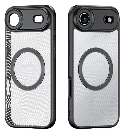 Dux Ducis Aimo Apple iPhone Air Hoesje MagSafe Back Cover Zwart afbeelding 2