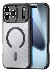 Dux Ducis Aimo Apple iPhone 17 Pro Hoesje MagSafe Back Cover Zwart afbeelding