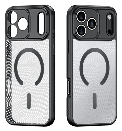 Dux Ducis Aimo Apple iPhone 17 Pro Hoesje MagSafe Back Cover Zwart afbeelding 2