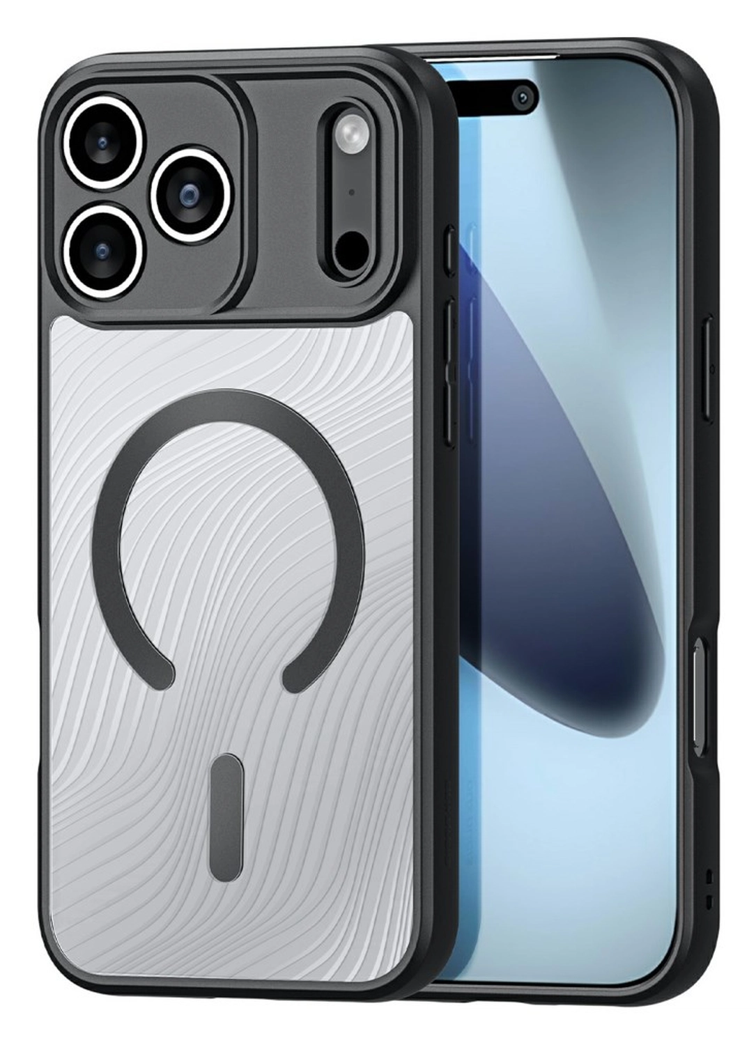 Dux Ducis Aimo Apple iPhone 17 Pro Max Hoesje MagSafe Back Cover Zwart afbeelding 1