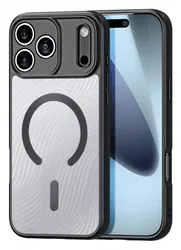 Dux Ducis Aimo Apple iPhone 17 Pro Max Hoesje MagSafe Back Cover Zwart afbeelding