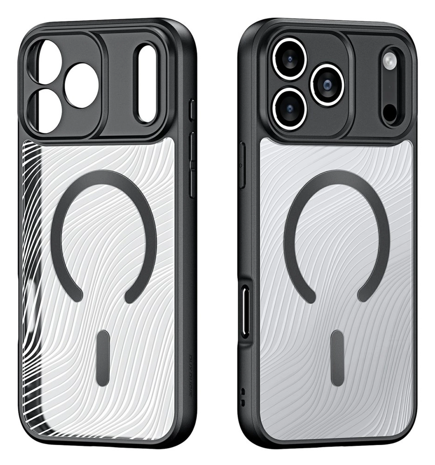 Dux Ducis Aimo Apple iPhone 17 Pro Max Hoesje MagSafe Back Cover Zwart afbeelding 2