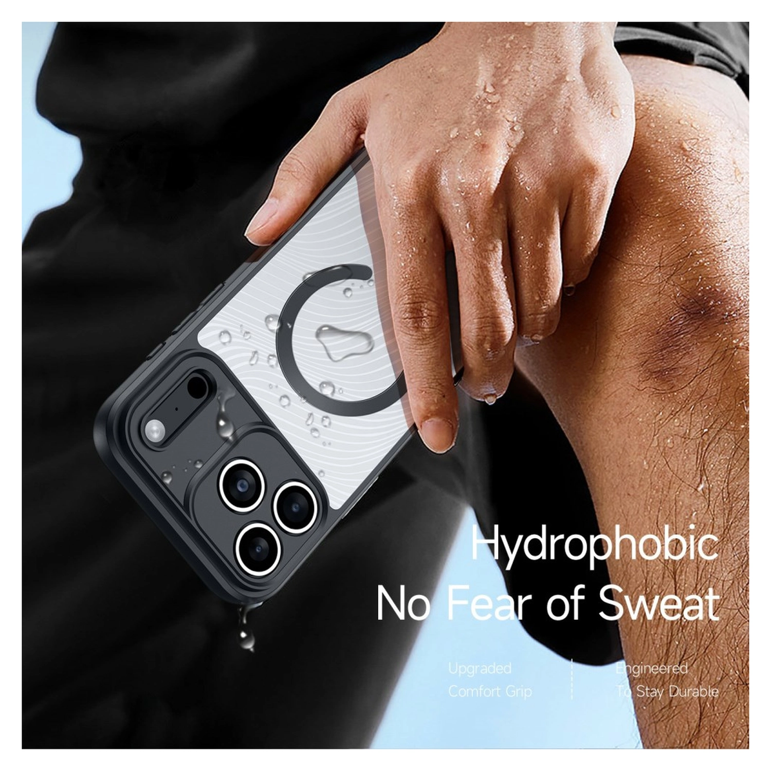 Dux Ducis Aimo Apple iPhone 17 Pro Max Hoesje MagSafe Back Cover Zwart afbeelding 6