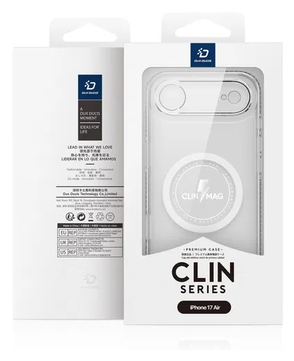 Dux Ducis Clin Apple iPhone Air Hoesje MagSafe Back Cover Transparant afbeelding 12