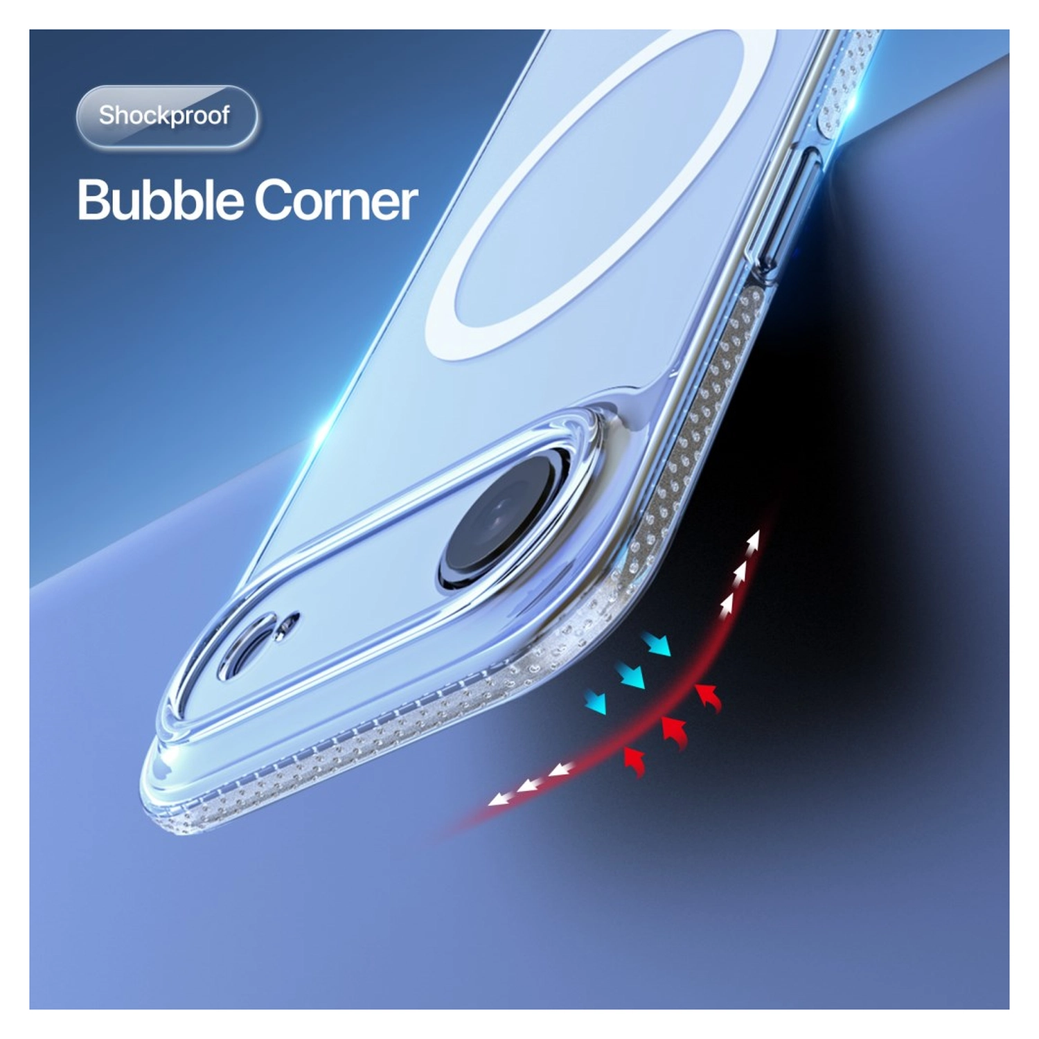 Dux Ducis Clin Apple iPhone Air Hoesje MagSafe Back Cover Transparant afbeelding 5