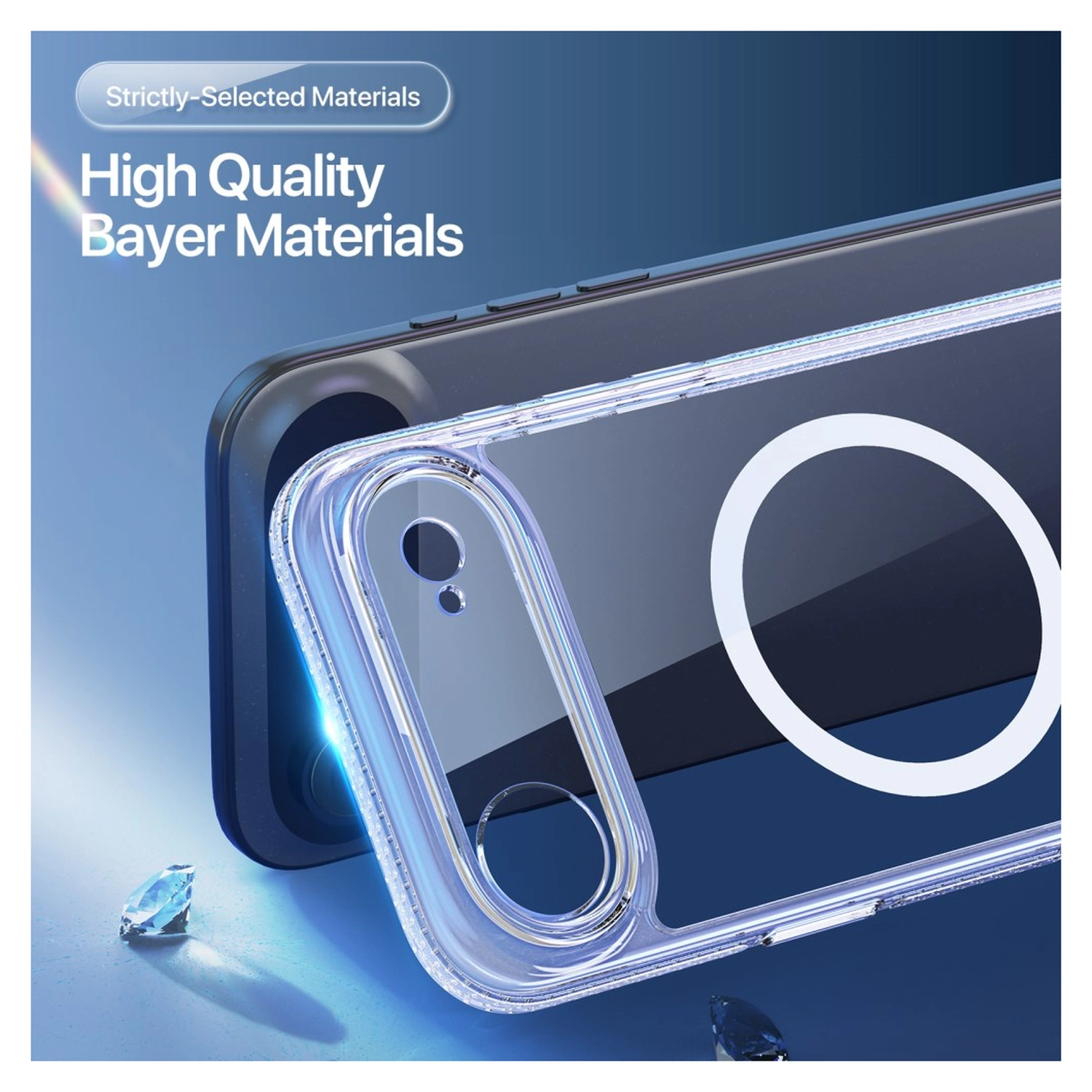 Dux Ducis Clin Apple iPhone Air Hoesje MagSafe Back Cover Transparant afbeelding 6