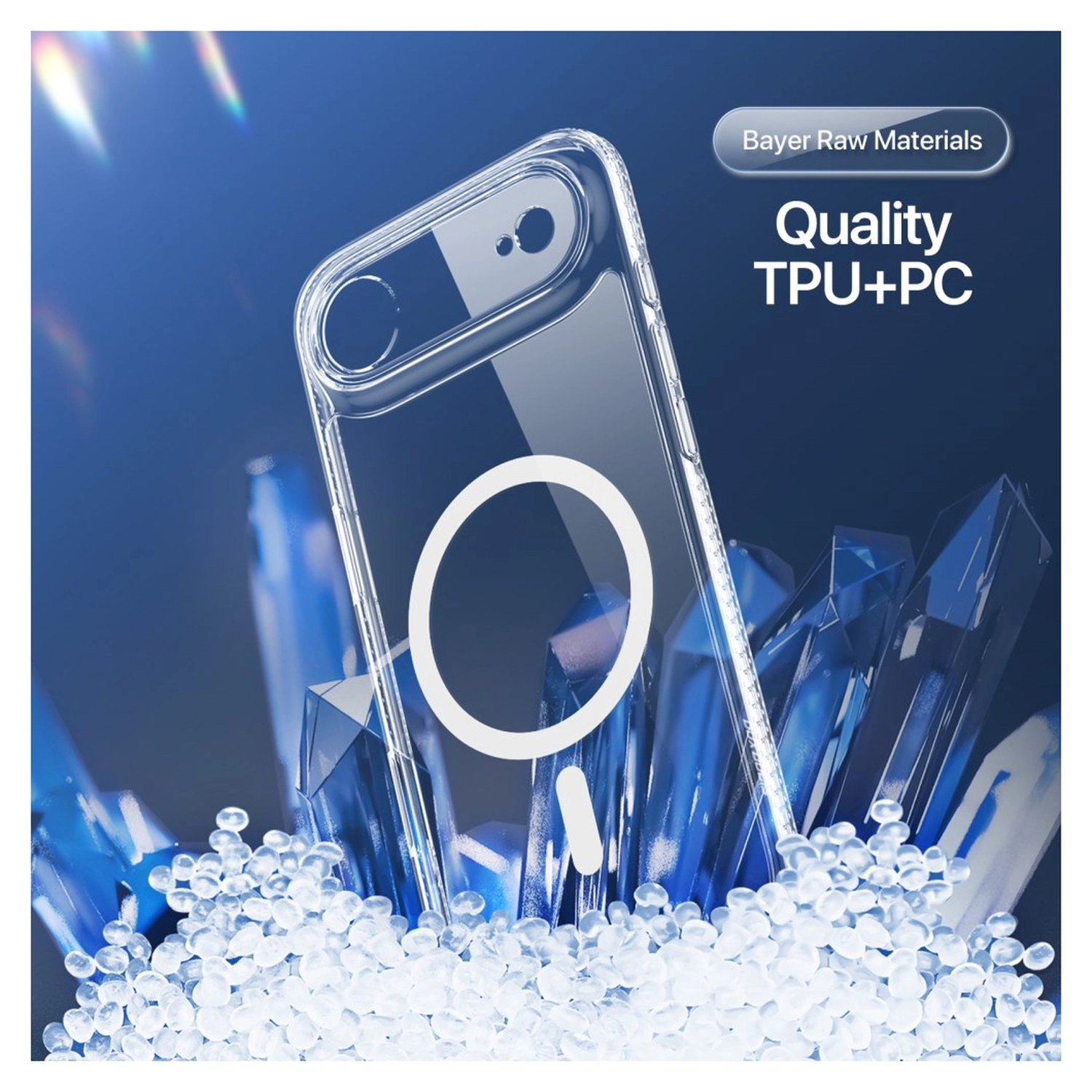 Dux Ducis Clin Apple iPhone Air Hoesje MagSafe Back Cover Transparant afbeelding 7