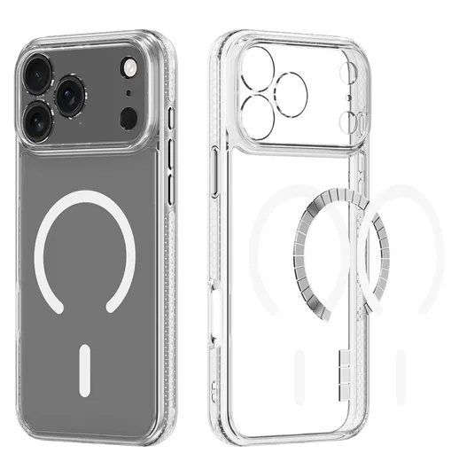 Dux Ducis Clin Apple iPhone 17 Pro Hoesje MagSafe Back Cover Transparant afbeelding 1