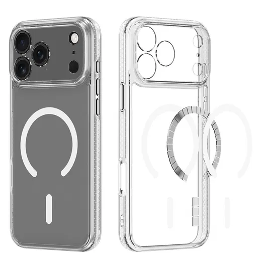Dux Ducis Clin Apple iPhone 17 Pro Max Hoesje MagSafe Back Cover Transparant afbeelding 1
