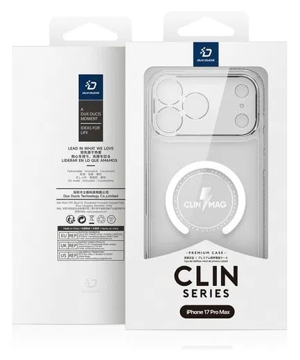 Dux Ducis Clin Apple iPhone 17 Pro Max Hoesje MagSafe Back Cover Transparant afbeelding 13