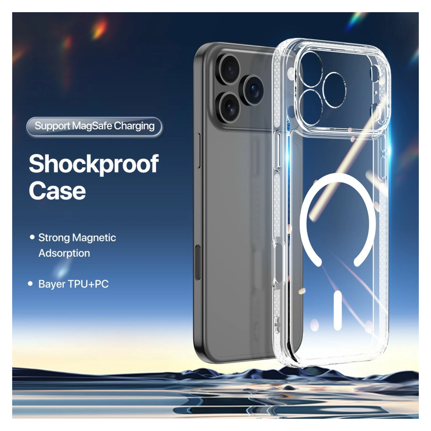 Dux Ducis Clin Apple iPhone 17 Pro Max Hoesje MagSafe Back Cover Transparant afbeelding 3