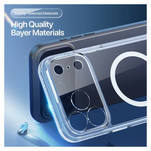 Dux Ducis Clin Apple iPhone 17 Pro Max Hoesje MagSafe Back Cover Transparant afbeelding 6